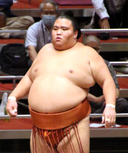 Mitakeumi at the Kokugikan
