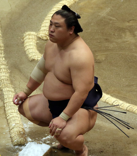 Wakatakakage at the Kokugikan