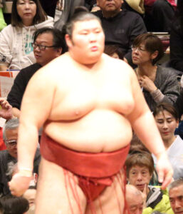 Atamifuji at the Kokugikan